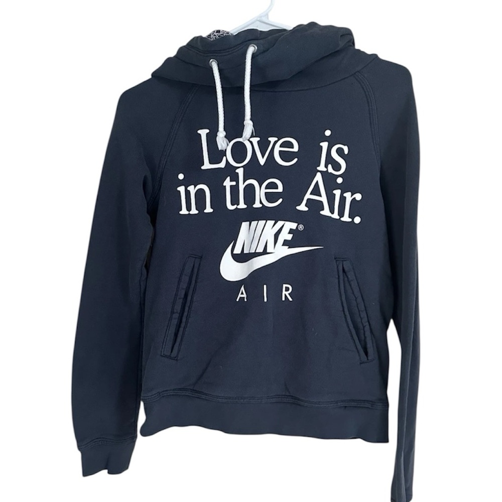 Blue Nike Love Is In The Air Women’s‎ Hoodie Size Small EUC